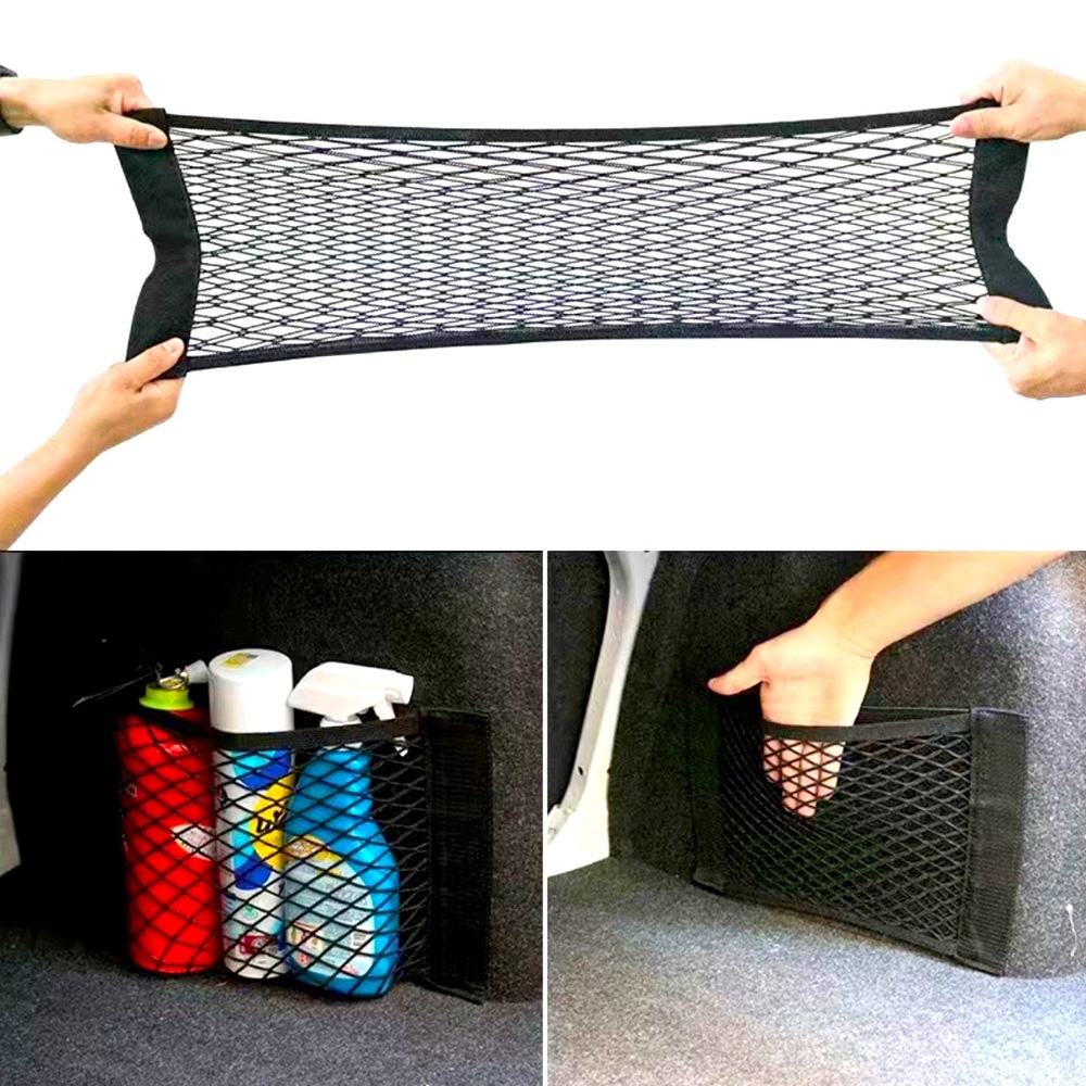 Car Trunk Double-layer Mesh Pocket Storage